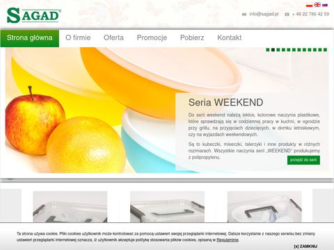 Sagad.pl - naczynia do kampera