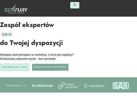 Semfury.com - cena pozycjonowania strony www