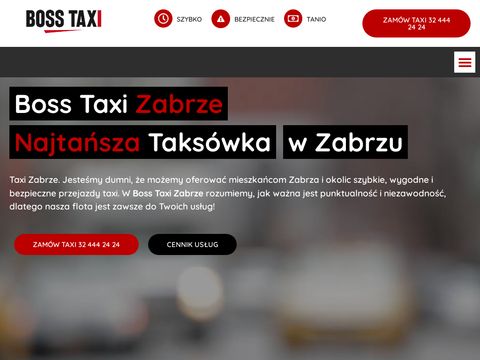 Boss Taxi - najtańsza taksówka w Gliwicach