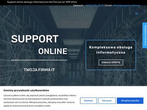 Support-online.pl - outsourcing IT dla firm