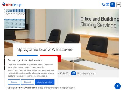 Apa-group.pl - sprzątanie biur Warszawa