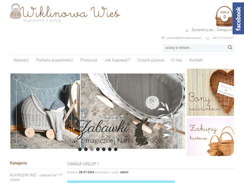 Wiklinowa-wies.pl - wyroby wiklinowe