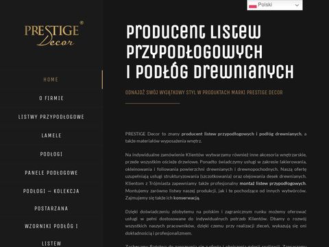 Prestige Decor producent listew