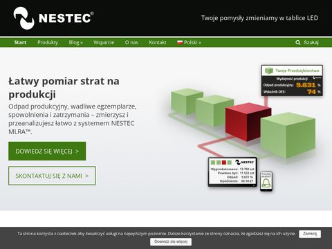 Nestec.pl - wyświetlacze led