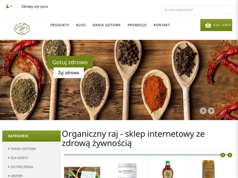 Organiczny Raj - zdrowa żywność