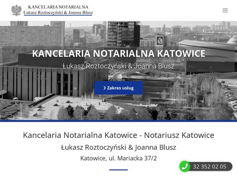 Roztoczynski.org kancelaria notarialna Katowice