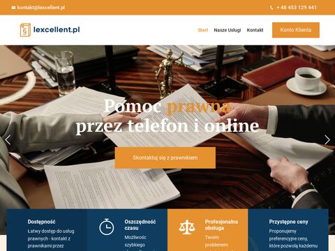 Lexcellent.pl - bezpłatne porady prawne online