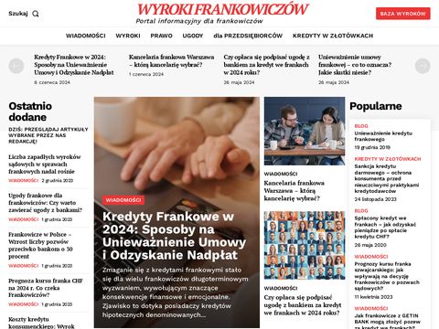 Wyrokifrankowiczow.pl