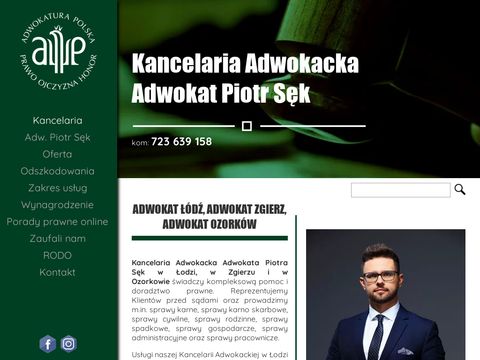 Adwokat-sekpiotr.pl Łódź - kancelaria