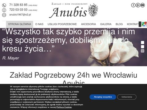 Anubis wieńce pogrzebowe Wrocław