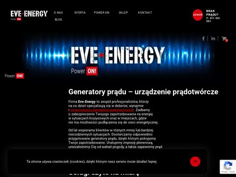 Eve-energy.pl agregaty prądotwórcze