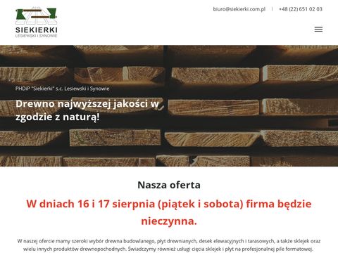 Siekierki.com.pl - drewno budowlane