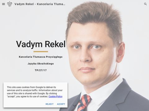 Vadim Rekel tłumaczenia rosyjski