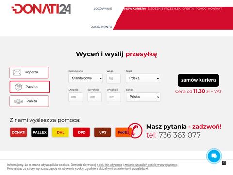 Donati24.pl - kurier ADR