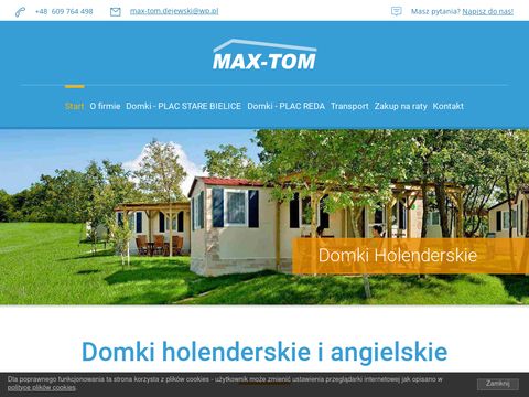 Max-tom.com domki holenderskie na wakacje