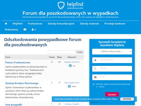 Forum.helpfind.pl odszkodowawcze