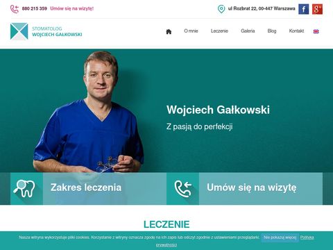 Wojciech Gałkowski recesja dziąseł