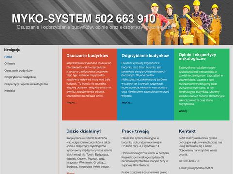 Myko-System osuszanie budynków