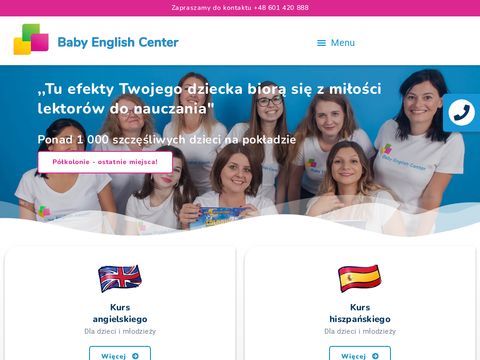 Babyenglishcenter.pl angielski Łódź
