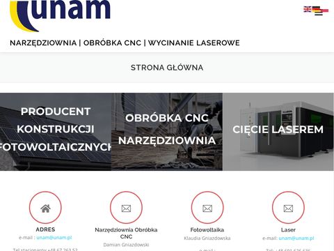 Unam.pl - produkcja tłoczników