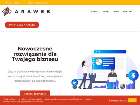 Araweb.pl strony www i marketing internetowy