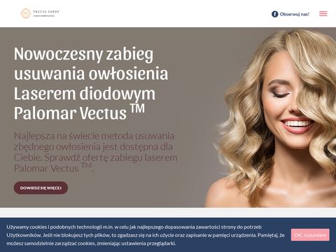 Vectussopot.pl depilacja laser