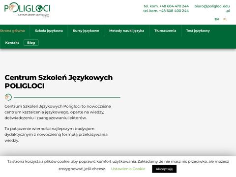 Poligloci - szkoła językowa