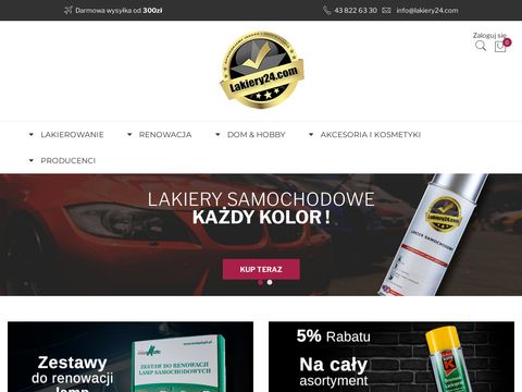 Lakiery24.com samochodowe