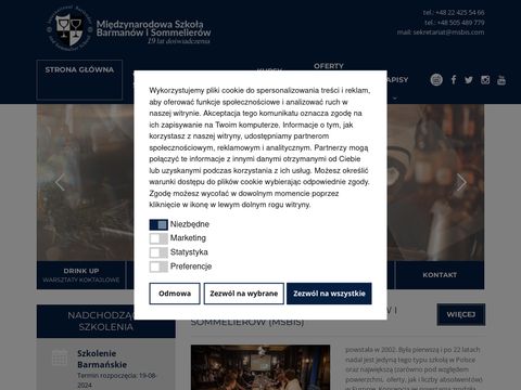 Msbis.com ogólnopolska szkoła barmanów