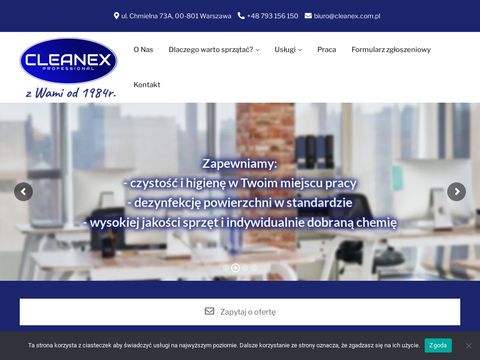 Cleanex.com.pl - firma sprzątająca