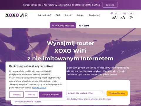 Xoxowifi.com mobilne