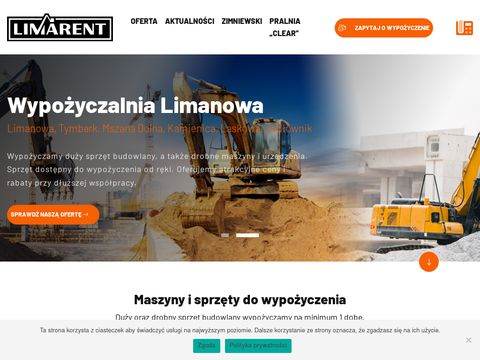 Limarent - wypożyczalnia maszyn budowlanych