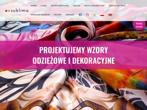 Sublima drukarnia dzianin