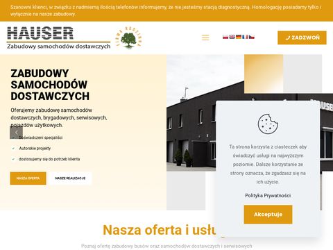 Autohauser.pl zabudowy samochodów