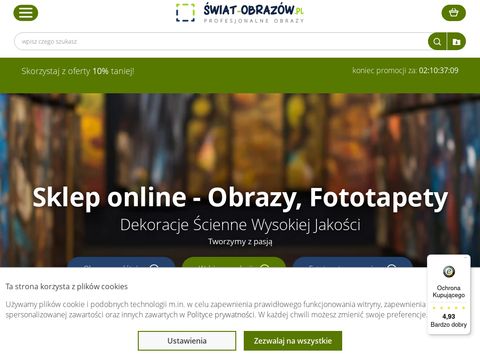 Świat Obrazów - na płótnie