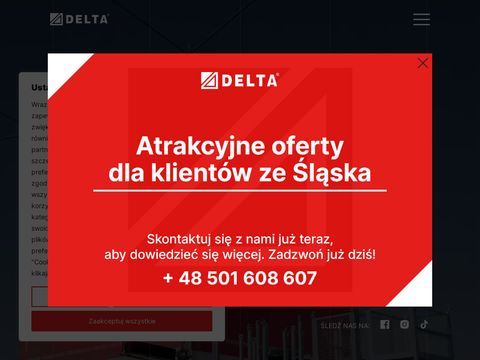 Delta rusztowania