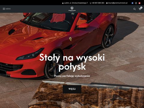 Premium-resin.pl - stoły z żywicą epoksydową