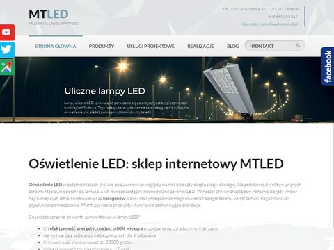 MTLed sufitowe lampy led