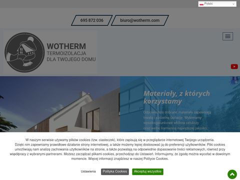 Wotherm.com ocieplanie celulozą