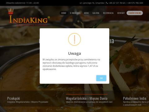 India King - restauracja Indyjska