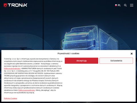 Tronik.pl - monitoring gps pojazdów