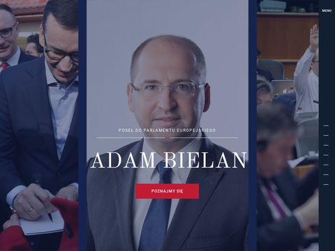 Europoseł Adam Bielan