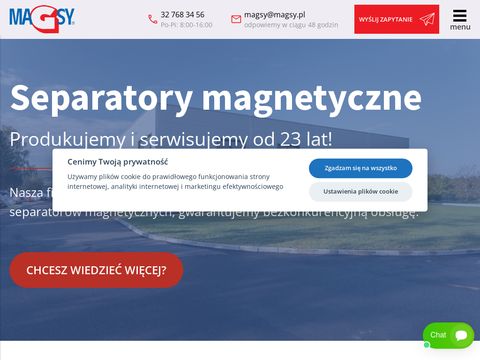 Separatory magnetyczne - Magsy