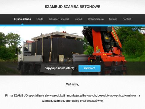 Szambud szamba betonowe