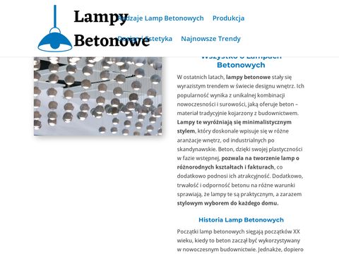Lampy-betonowe.pl industrialne
