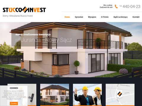 Stucco-invest.pl domy na sprzedaż Nowy Sącz