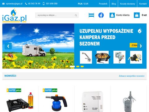 IGaz.pl - rozwiązania gazowe dla domu i przygody