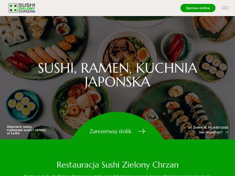 Zielonychrzan.pl - sushii ramen