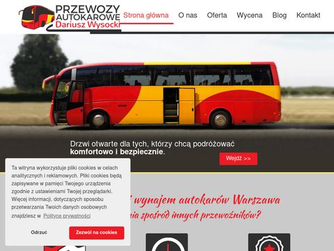 Autokarwarszawa.pl wynajem autobusów