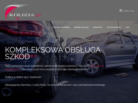 Kolizja.pl pomoc drogowa 24h Szczecin